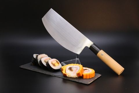 Cutting Sushi roll